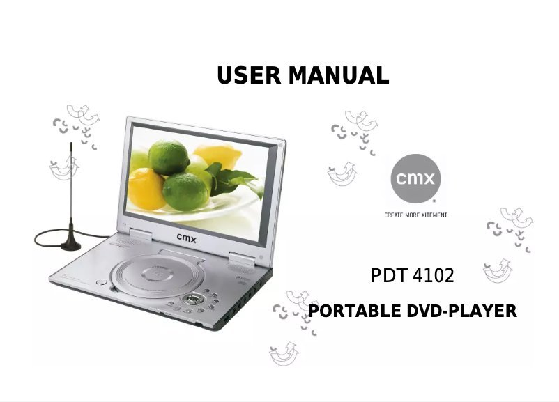Page 1 de la notice Manuel utilisateur CMX PDT 4102