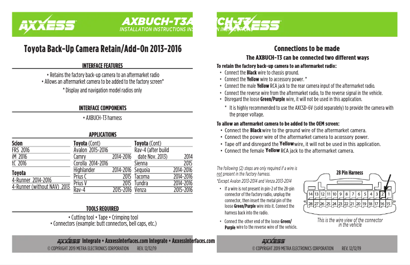 Page 1 de la notice Manuel utilisateur AXESS AXBUCH-T3