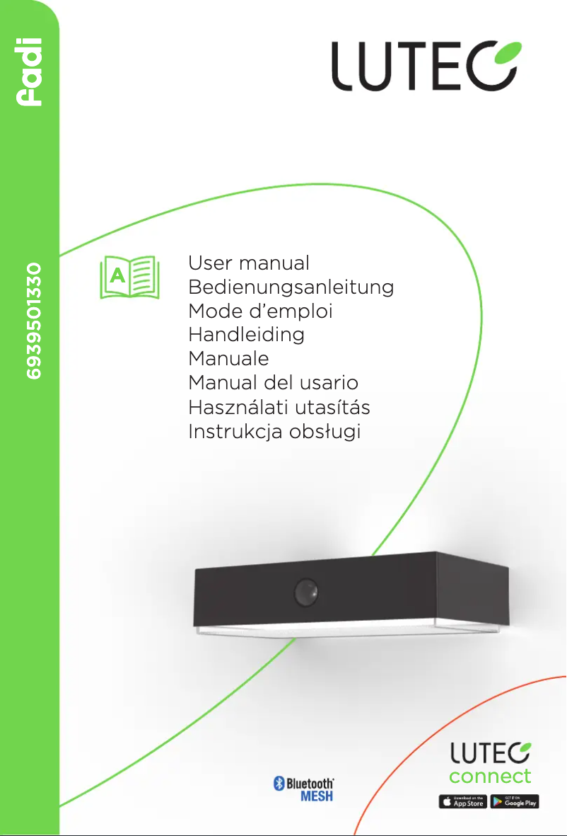 Page 1 de la notice Manuel utilisateur Lutec Fadi