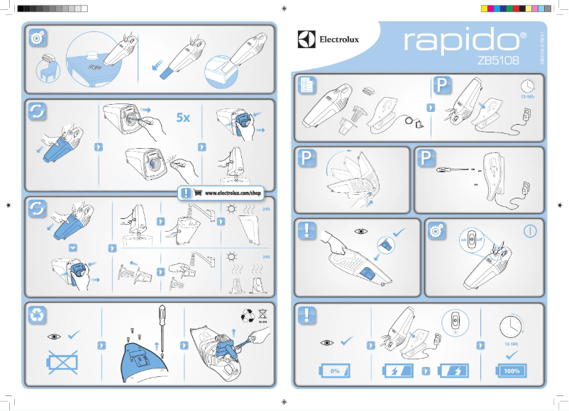 Page n°1 - Manuel utilisateur Electrolux ZB5108