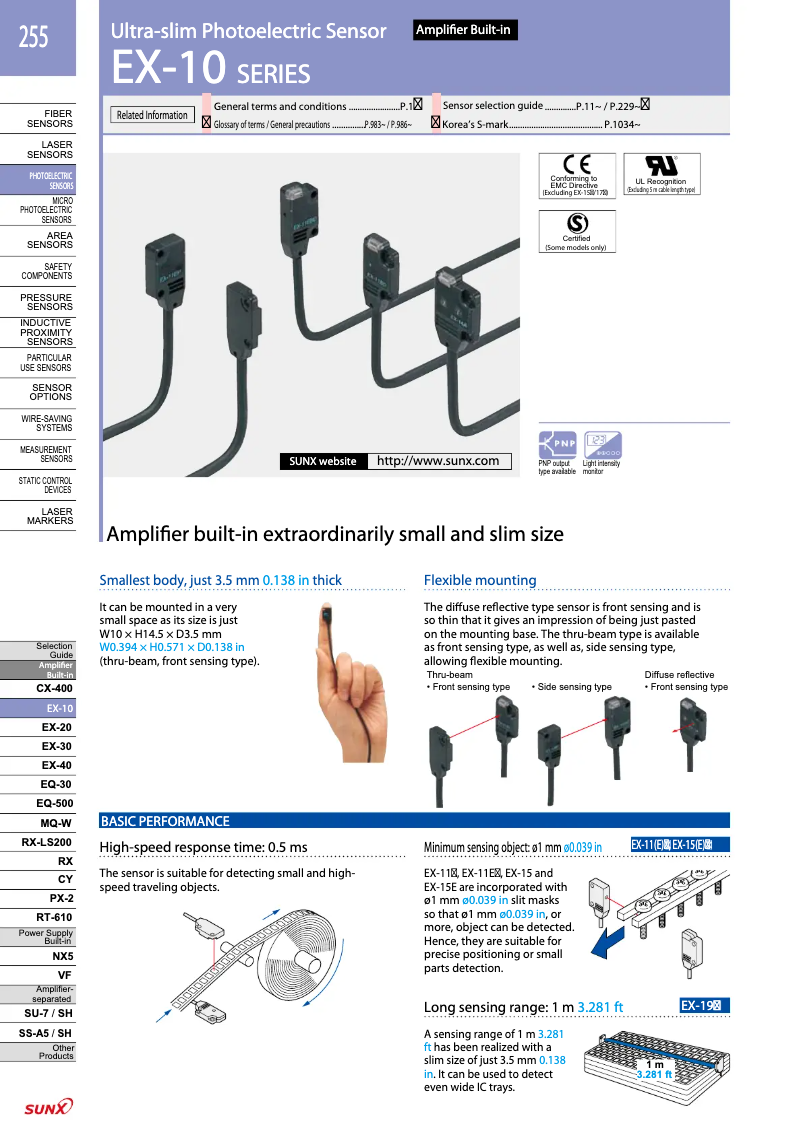 Page 1 de la notice Manuel utilisateur Panasonic EX14BPN