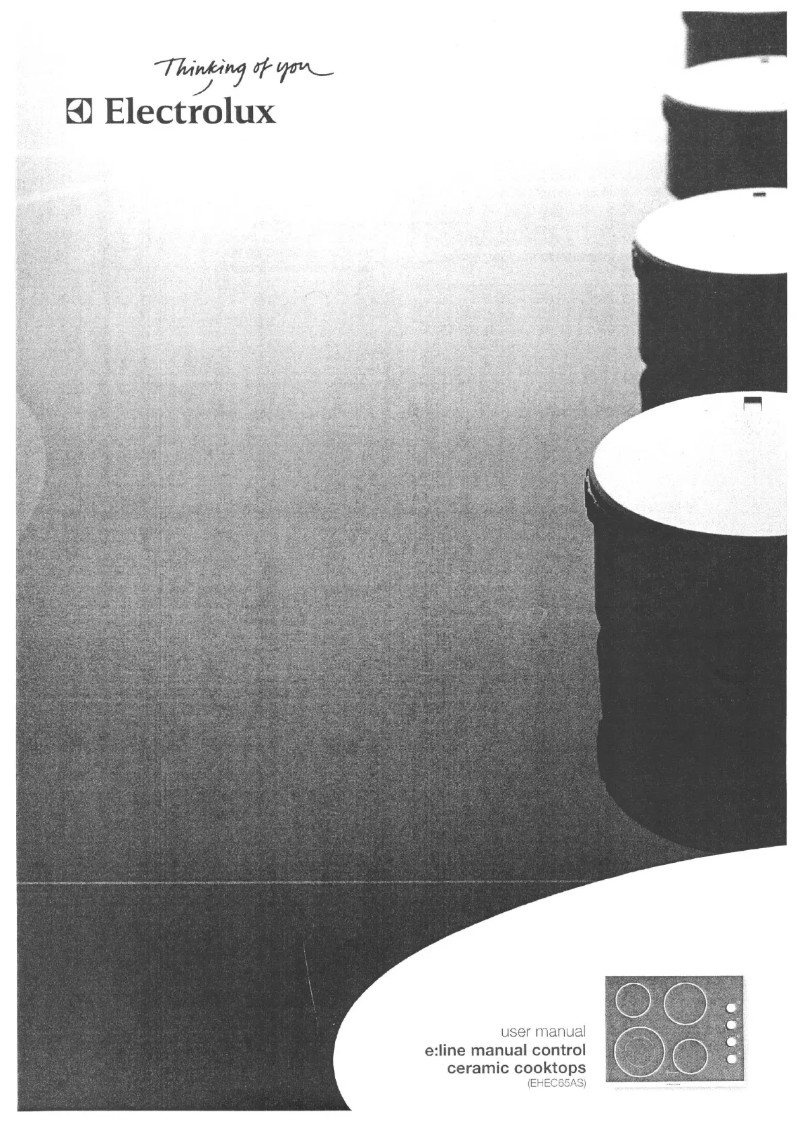 Page 1 de la notice Manuel utilisateur Electrolux EHEC65AS