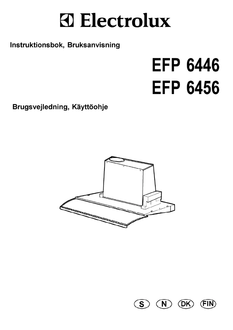 Image de la première page du manuel de l'appareil EFP 6456