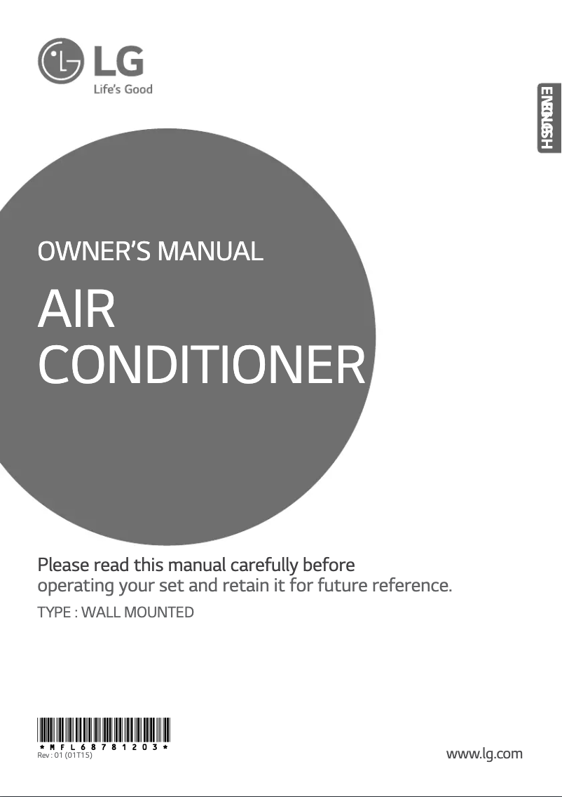 First page image of the manual for BSNQ246CM12