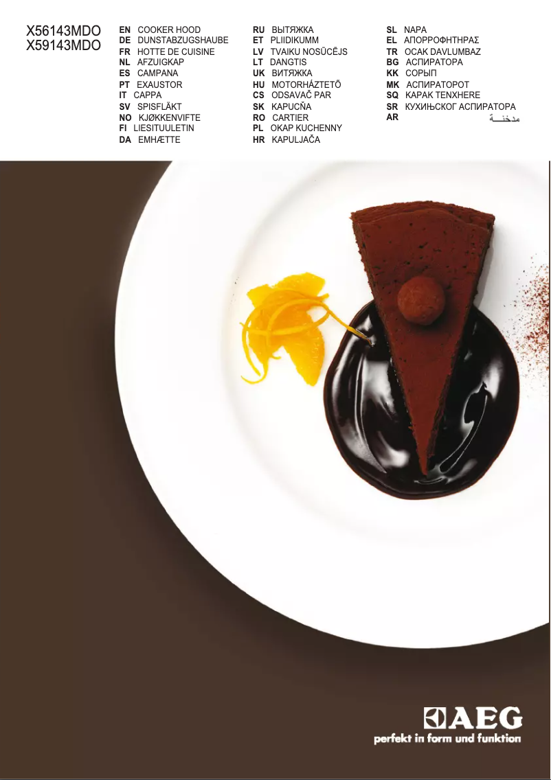 Image de la première page du manuel de l'appareil X59143MDO