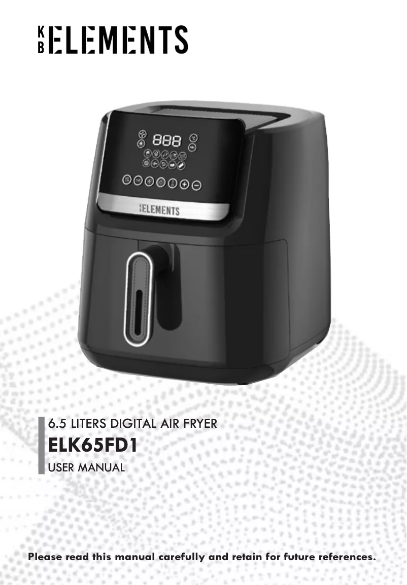 Page 1 de la notice Manuel utilisateur Elements ELK65FD1