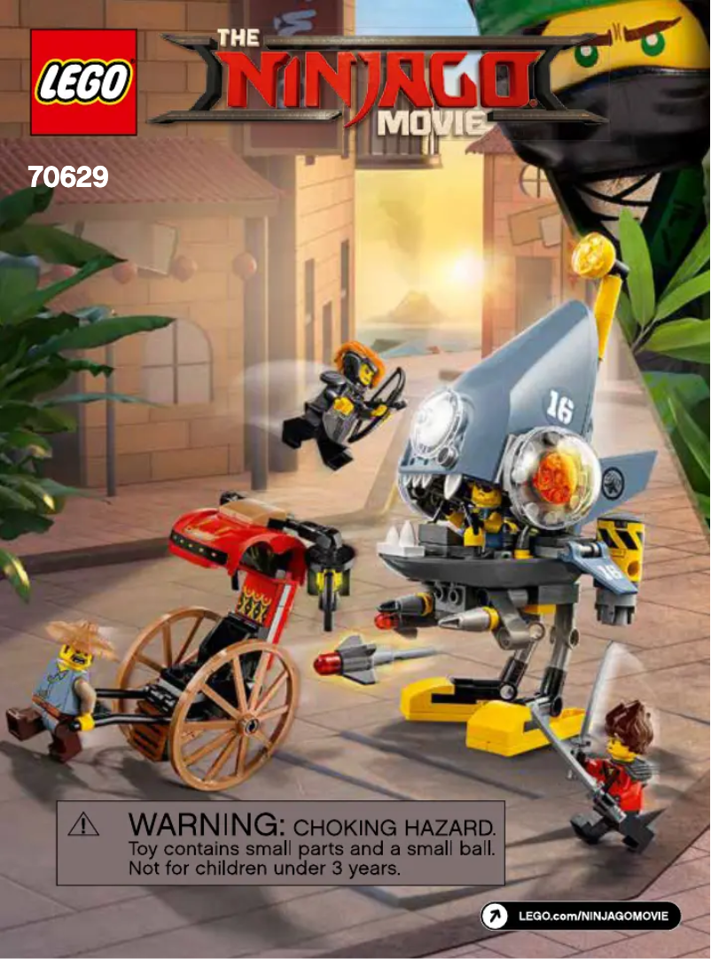 Image de la première page du manuel de l'appareil Ninjago 70629
