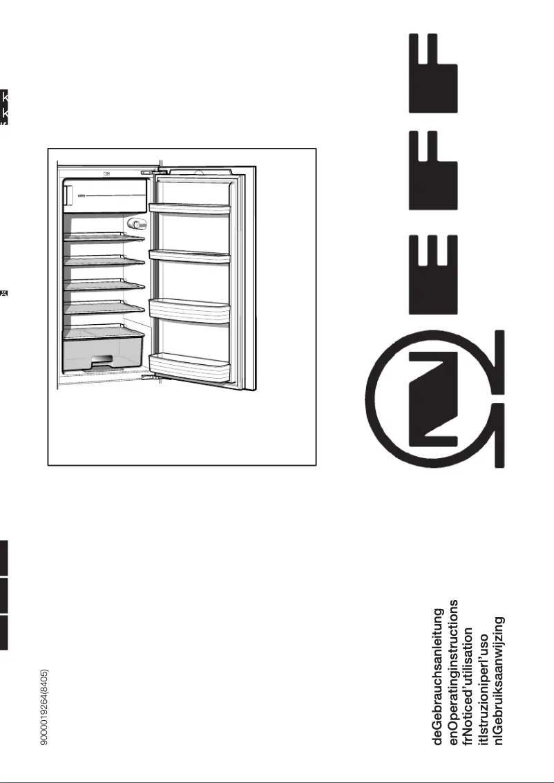 Page n°1 - Manuel utilisateur Neff K 1544 X4