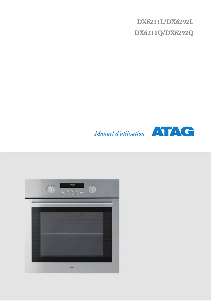 Página 1 del manual Manual de usuario Atag DX6211LUU