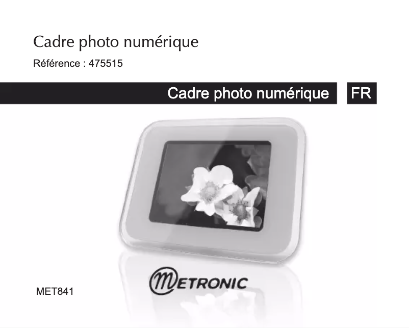 Image de la première page du manuel de l'appareil 475515