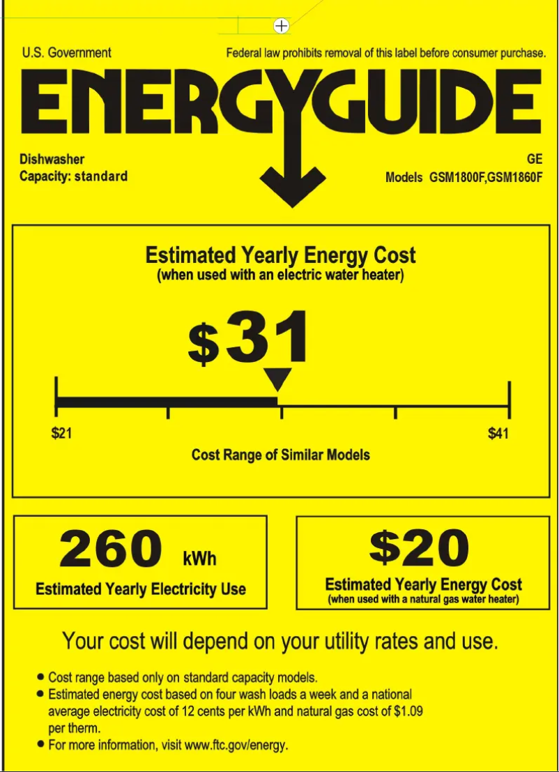 Image de la première page du manuel de l'appareil Spacemaker GSM1860FSS