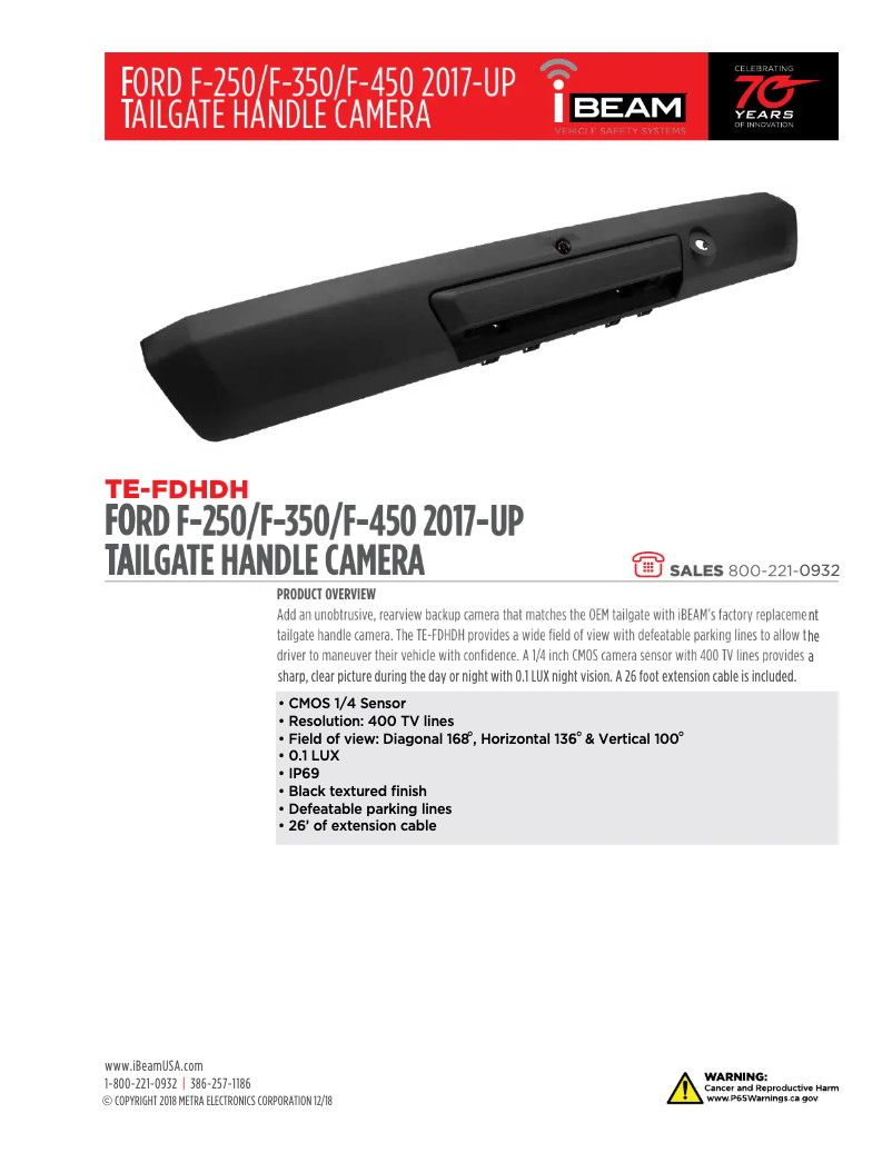 Imagen de la primera página del manual del dispositivo TE-FDHDH