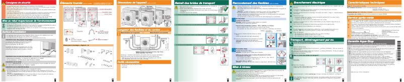 Page 1 de la notice Guide d'installation Neff W5440X1