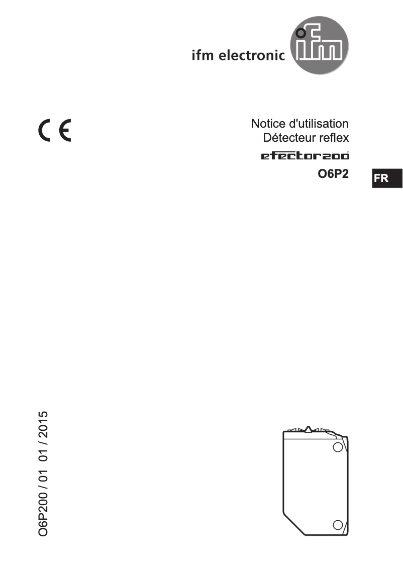 Image de la première page du manuel de l'appareil O6P202