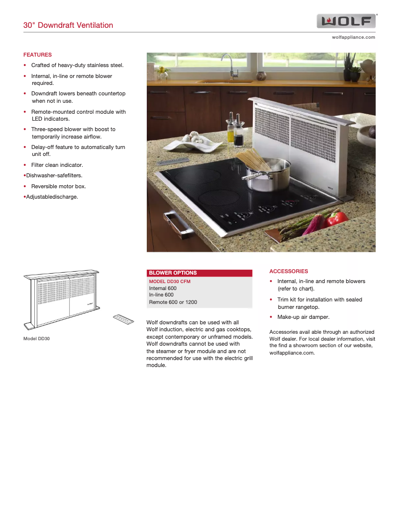 Page n°1 - Manuel utilisateur Wolf DD30