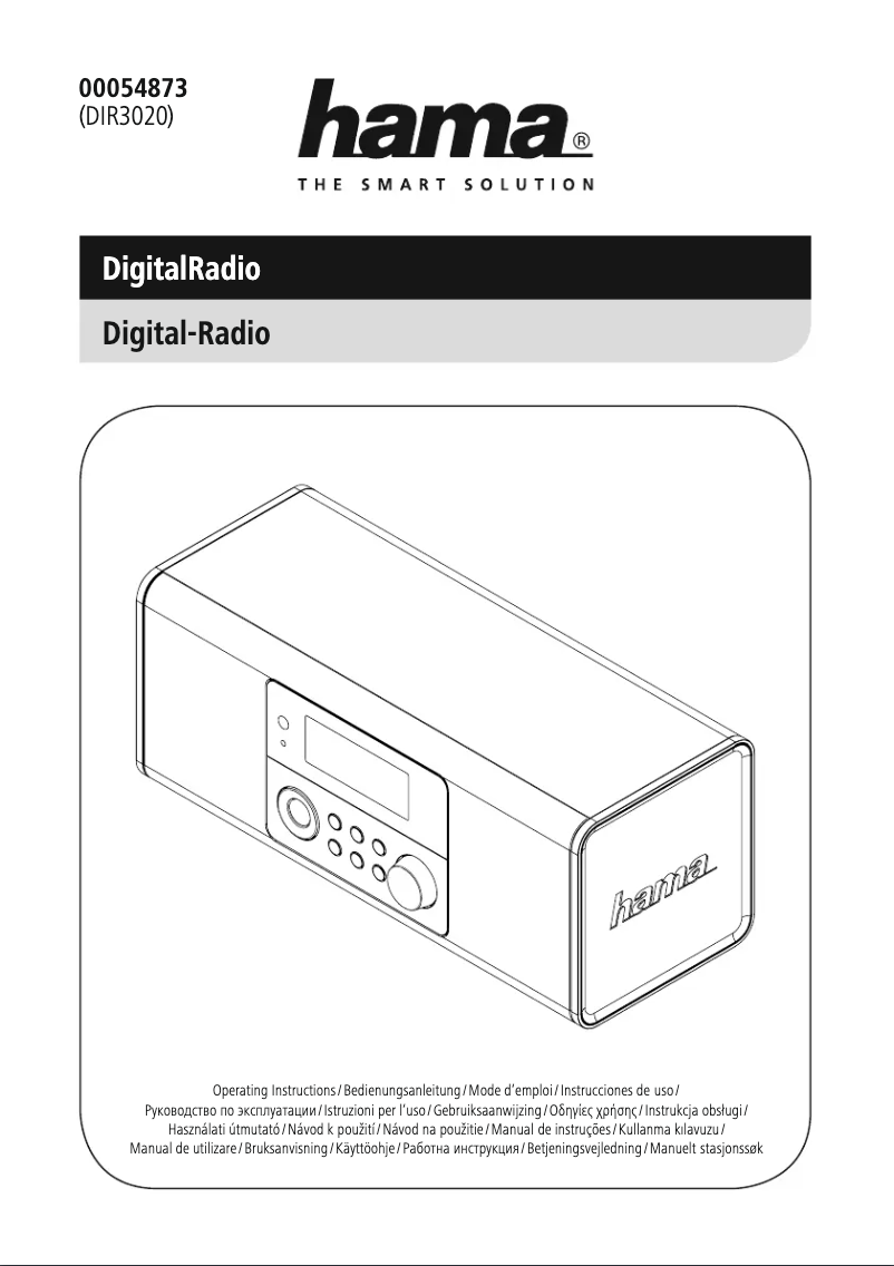 Página 1 del manual Manual de usuario Hama DIR3020