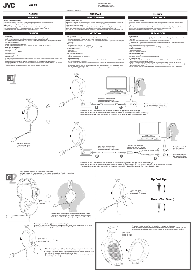 Image de la première page du manuel de l'appareil GG-01