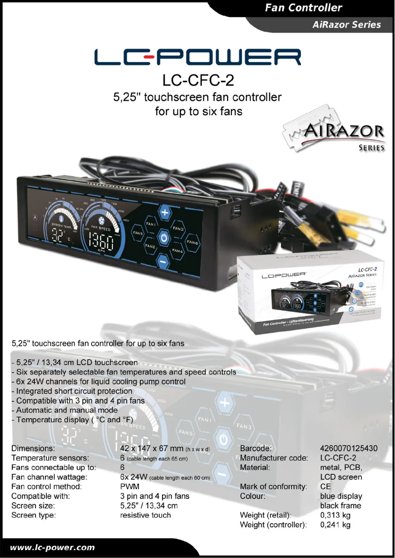 Image de la première page du manuel de l'appareil LC-CFC-2