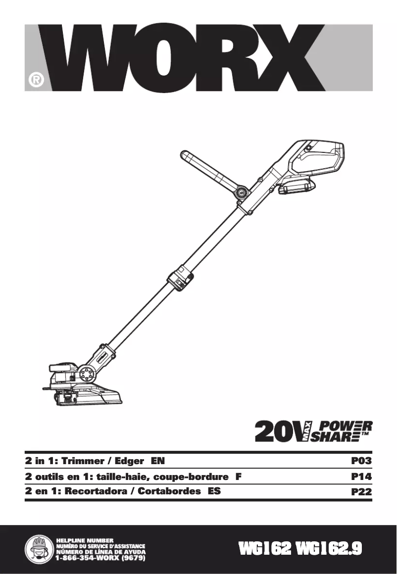 Image de la première page du manuel de l'appareil WG929