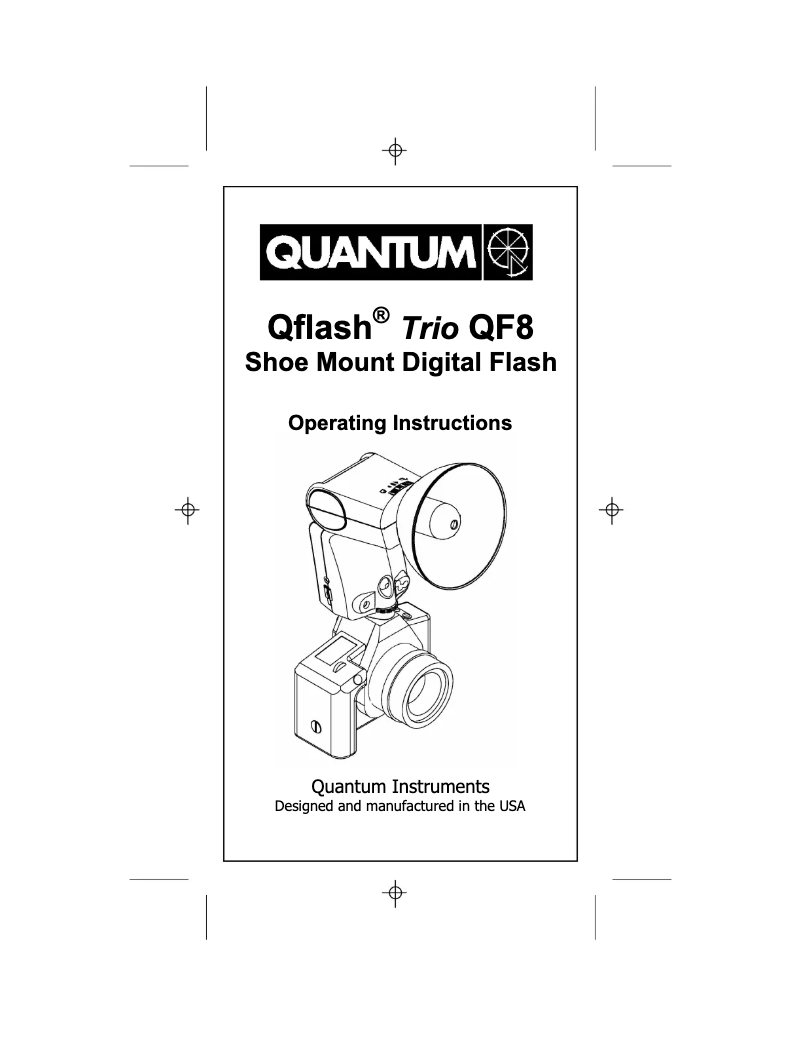 Page n°1 - Manuel utilisateur Quantum Qflash TRIO QF8