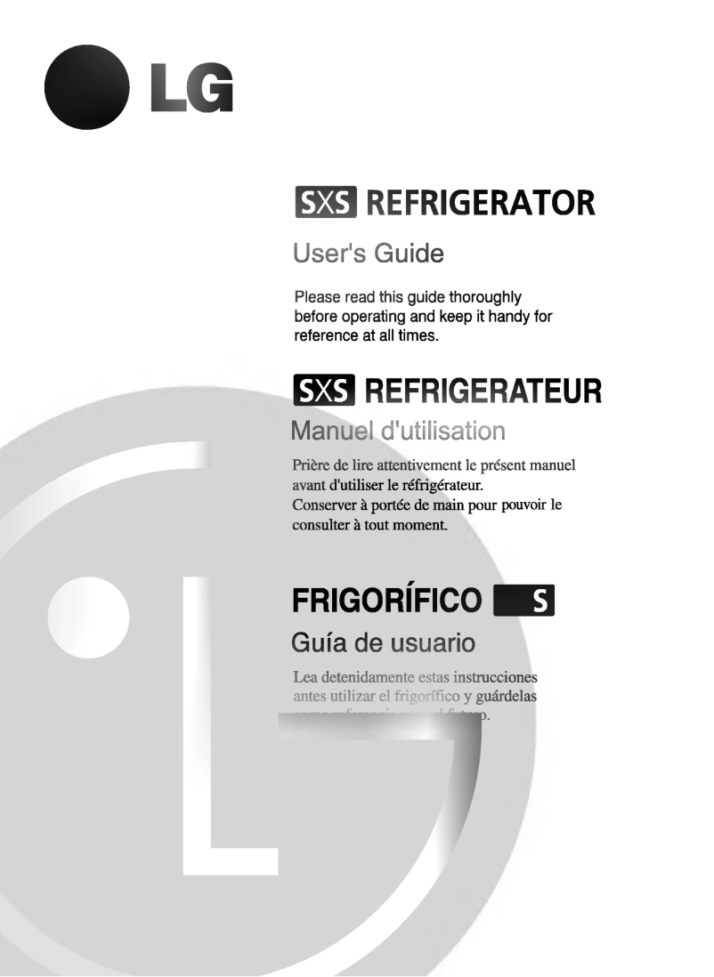 Imagen de la primera página del manual del dispositivo GR-P257BUB