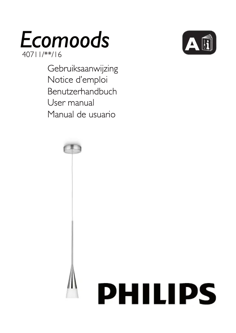 Page n°1 - Manuel utilisateur Philips Ecomoods 407113116