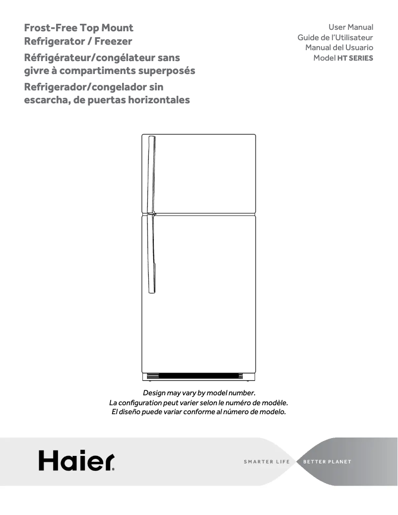 Page n°1 - Manuel utilisateur Haier HT21TS77SP