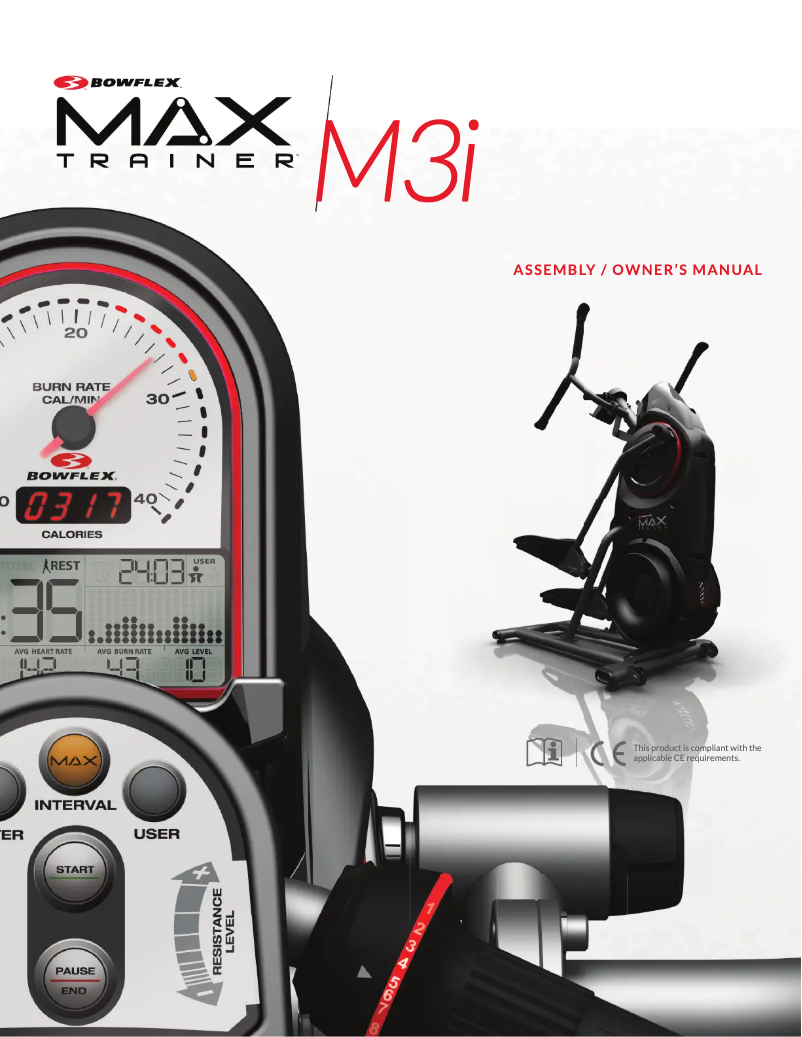 Page n°1 - Instructions / montage Bowflex Max Trainer M3