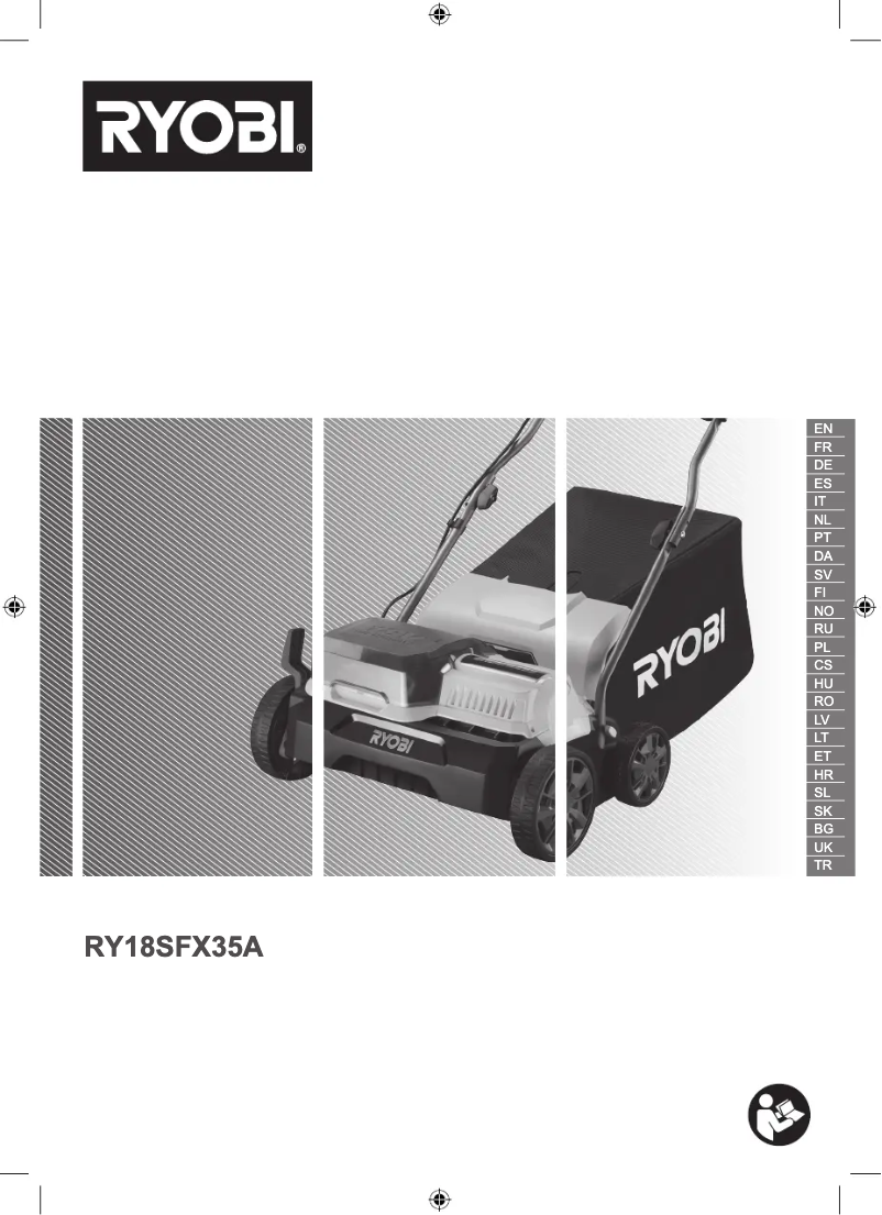 Page 1 de la notice Manuel utilisateur RYOBI One+ RY18SFX35A