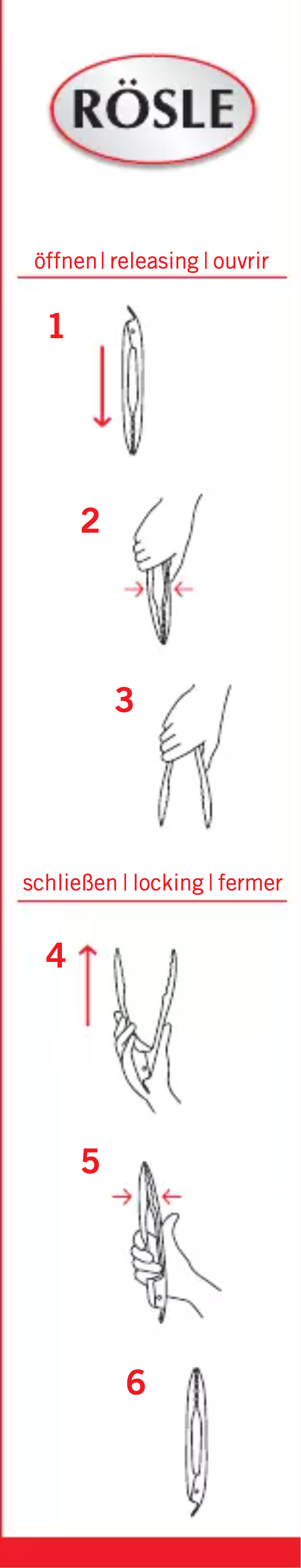 Page 1 de la notice Manuel utilisateur Rösle 12928