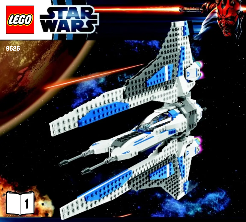Page 1 de la notice Manuel utilisateur Lego Star Wars 9525