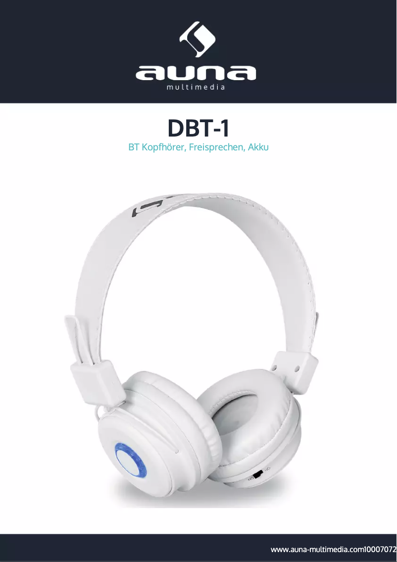 Page 1 de la notice Manuel utilisateur Auna DBT-1