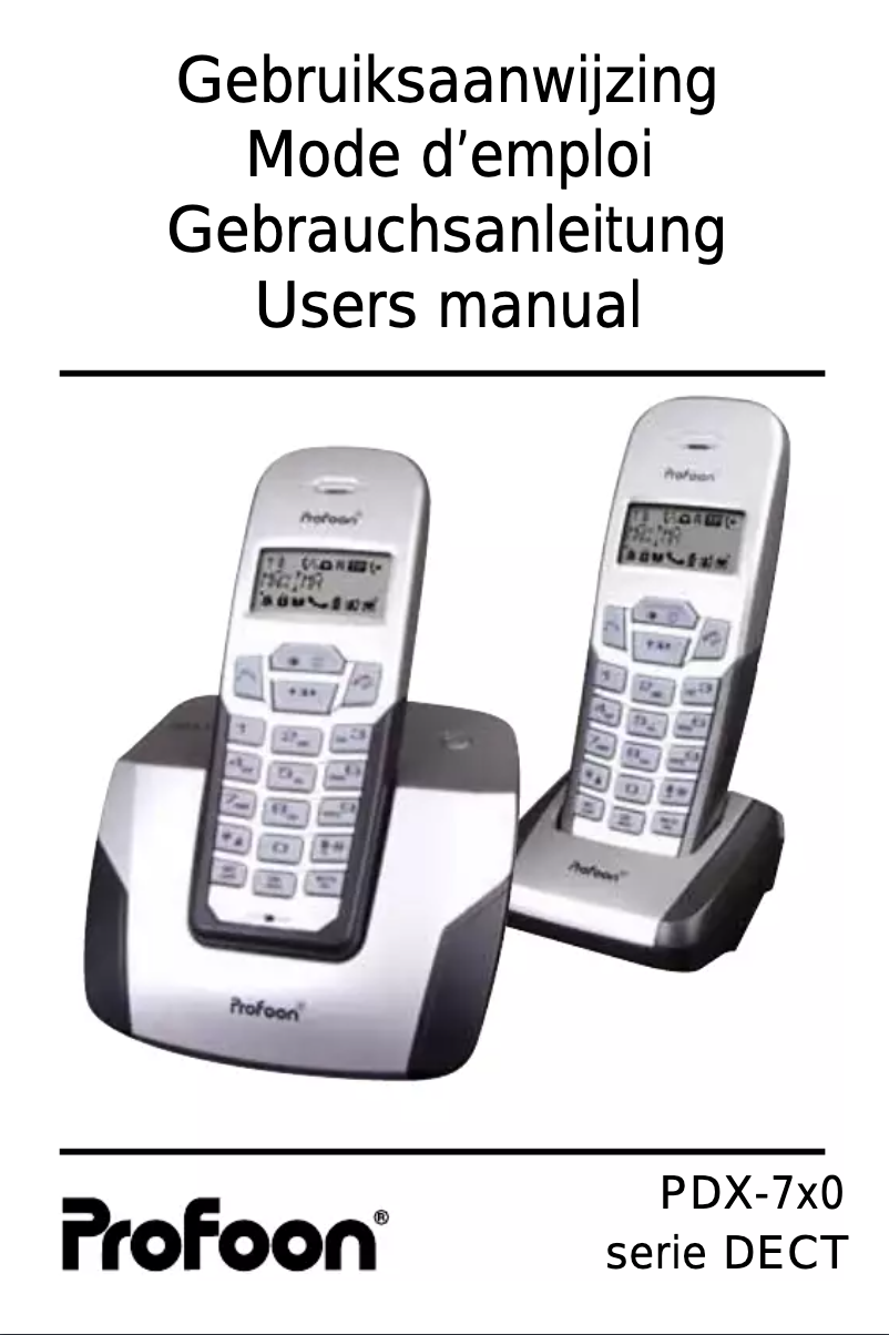 Imagen de la primera página del manual del dispositivo PDX-720 Duo