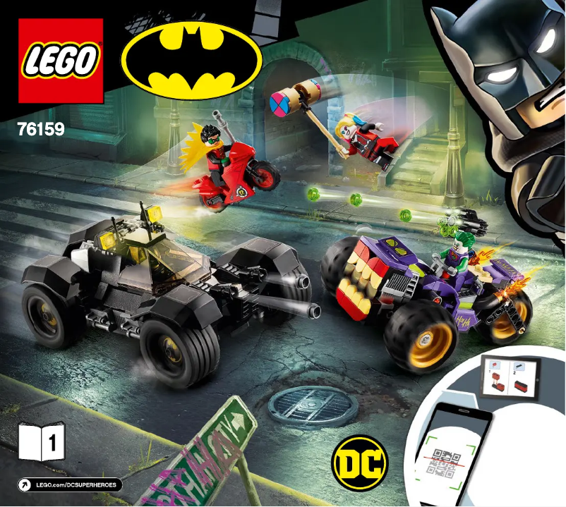 Page 1 de la notice Manuel utilisateur Lego Dc 76159