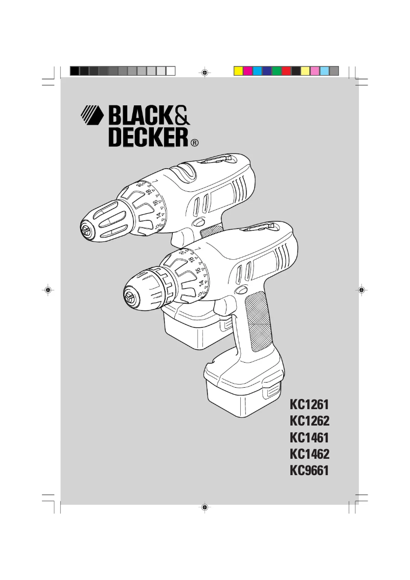 Page 1 de la notice Manuel utilisateur Black & Decker KC1261CN