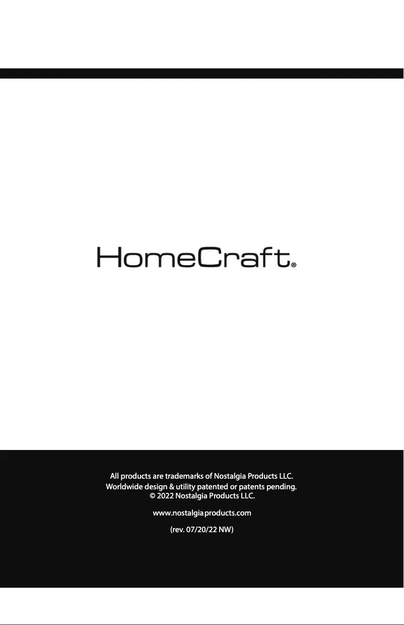 Page 1 de la notice Manuel utilisateur HomeCraft HCSK7BK