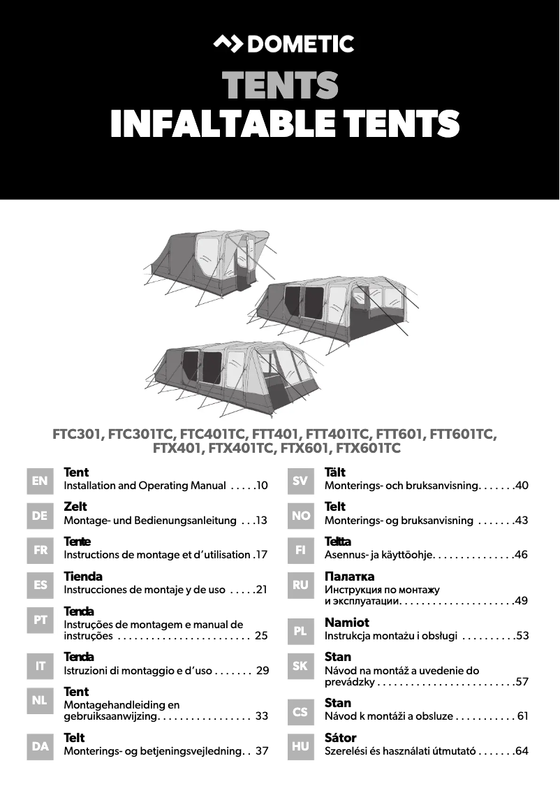 Imagen de la primera página del manual del dispositivo Boracay FTC 401 TC