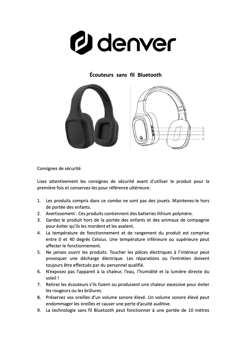 Image de la première page du manuel de l'appareil BTC-413