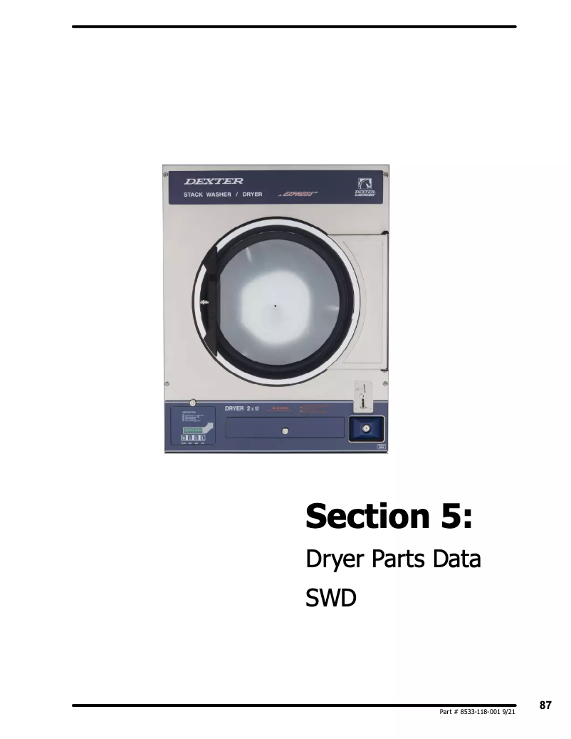 Image de la première page du manuel de l'appareil T-350 SWD Express