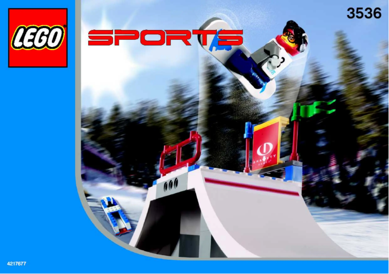 Page 1 de la notice Manuel utilisateur Lego Snowboard Big Air Comp