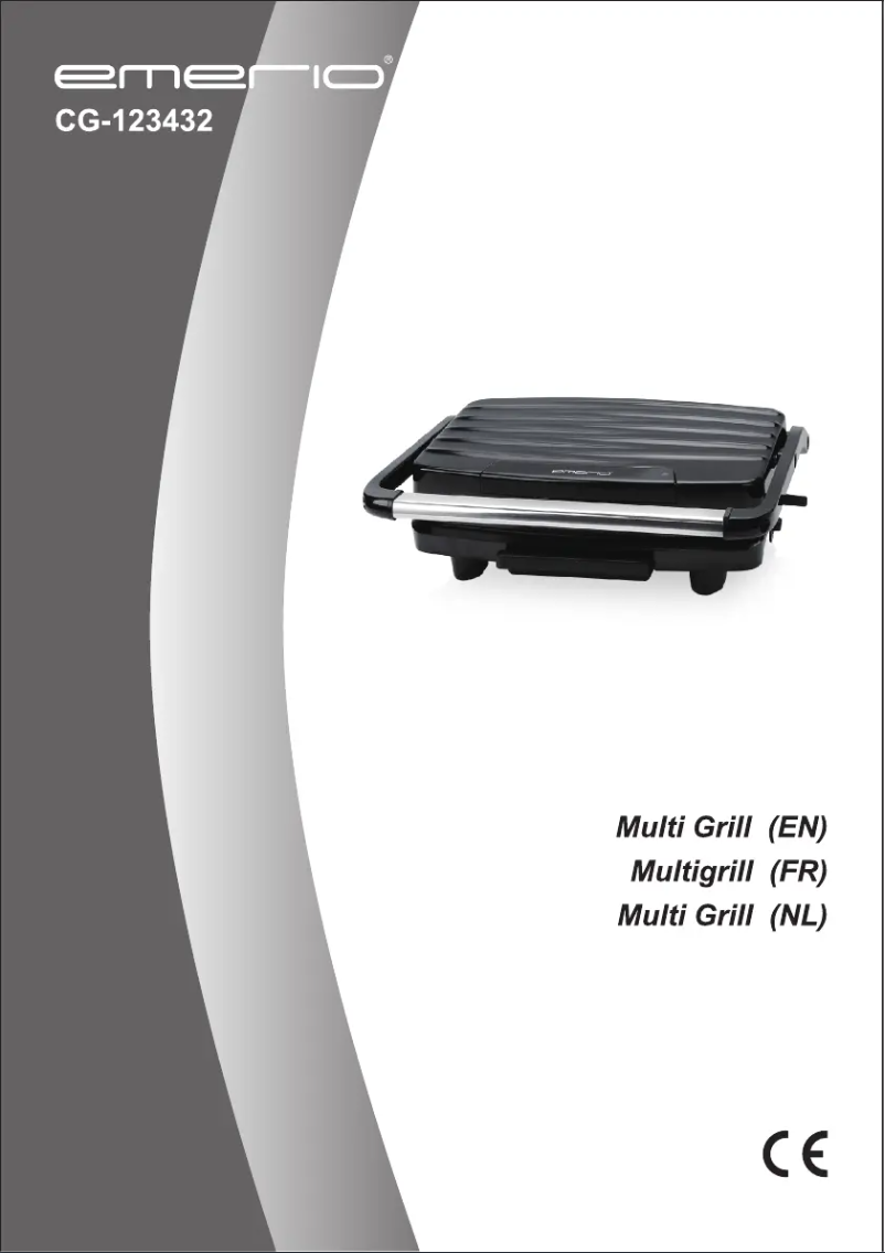 Image de la première page du manuel de l'appareil CG-123432