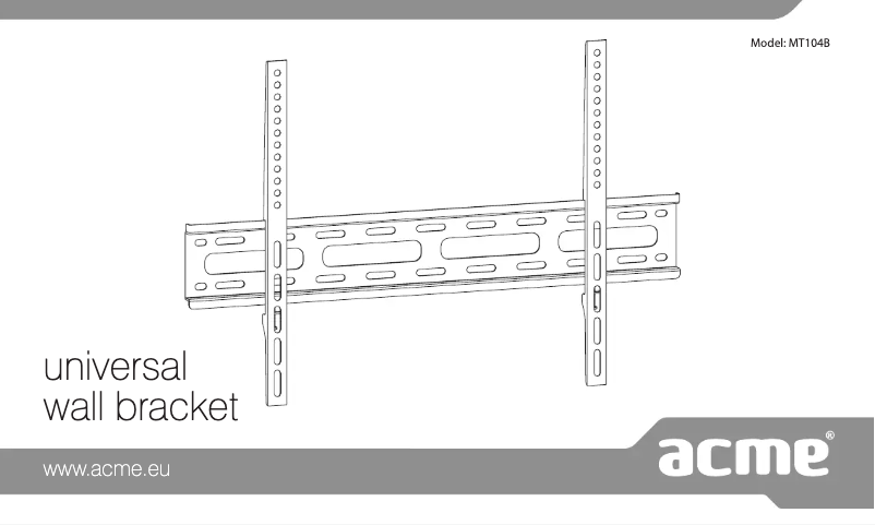 Image de la première page du manuel de l'appareil MT104B