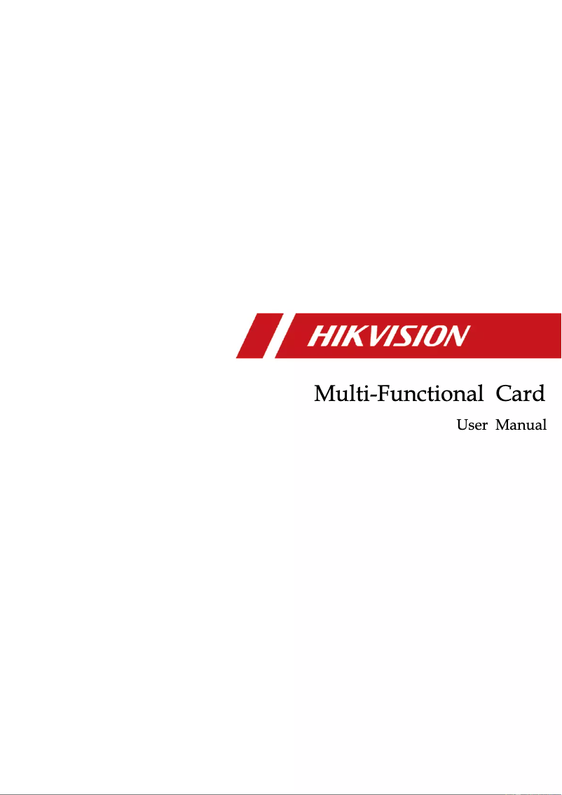 Page n°1 - Manuel utilisateur Hikvision DS-D42AM2