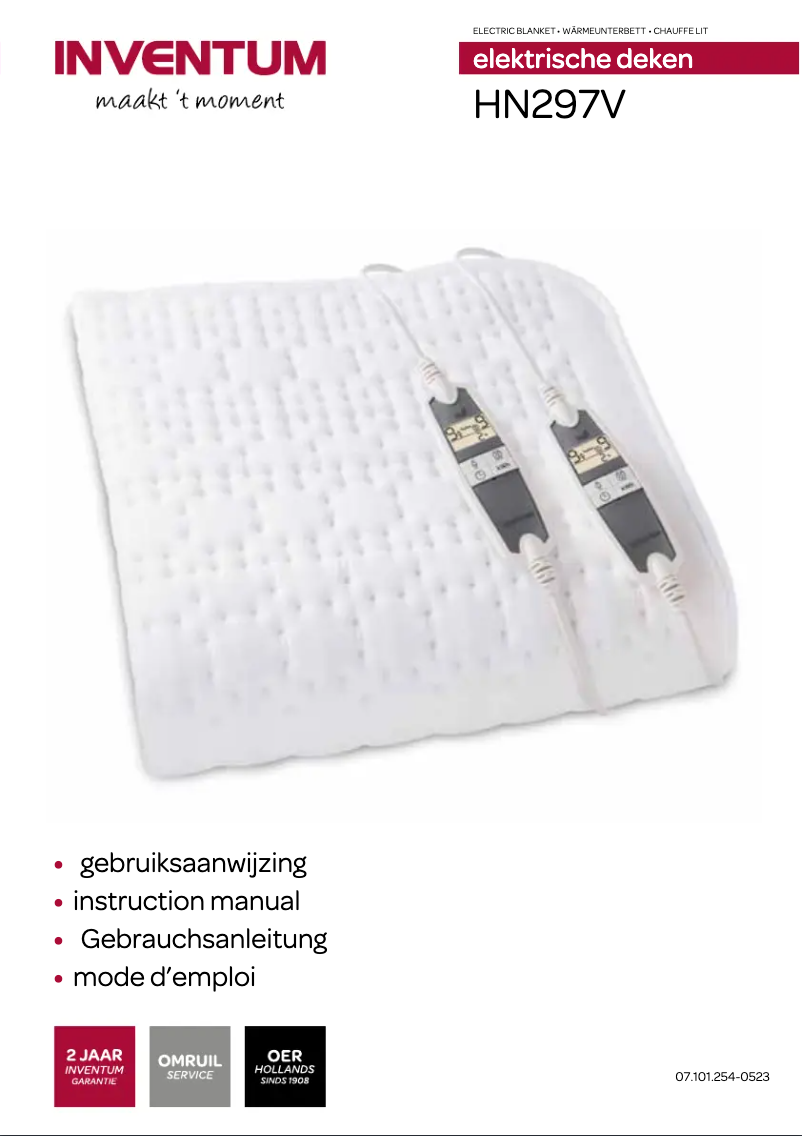 Image de la première page du manuel de l'appareil HN297V