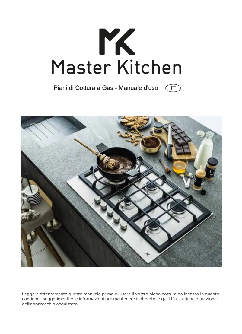 Page 1 de la notice Manuel utilisateur Master Kitchen MKHG 603101-PR TC XS