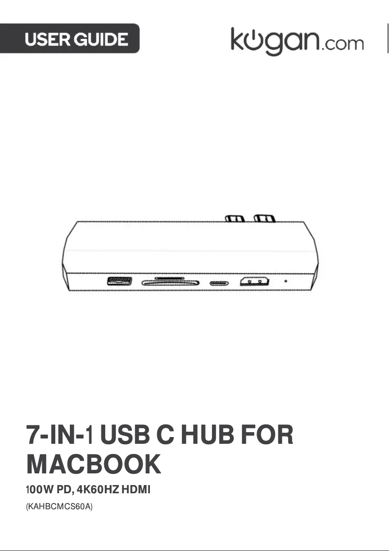 Página 1 del manual Manual de usuario Kogan KAHBCMCS60A