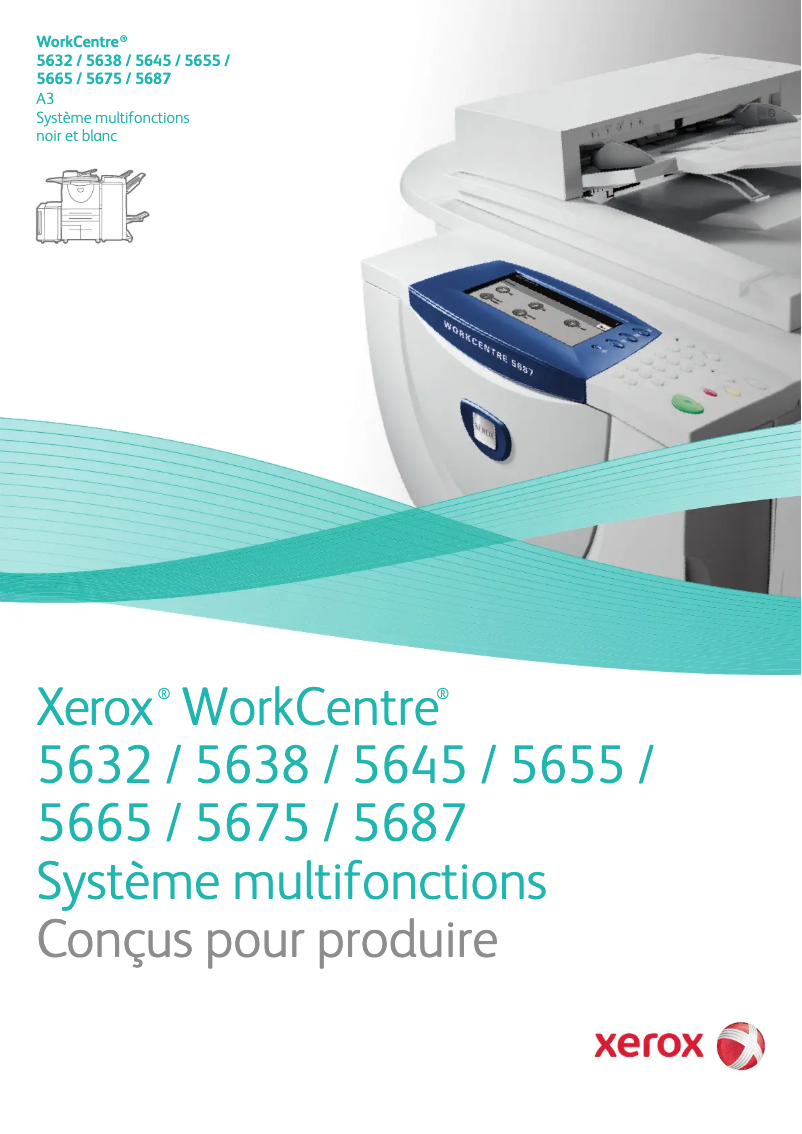 Image de la première page du manuel de l'appareil WorkCentre 5655V FBC