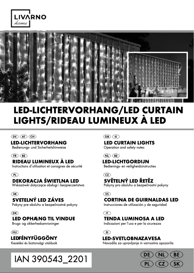 Page n°1 - Manuel utilisateur Livarno Lux HG05205A