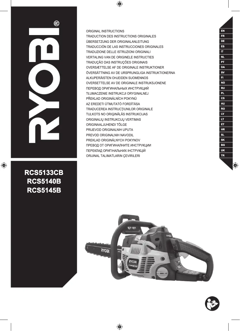 Page 1 de la notice Manuel utilisateur RYOBI RCS5133CB
