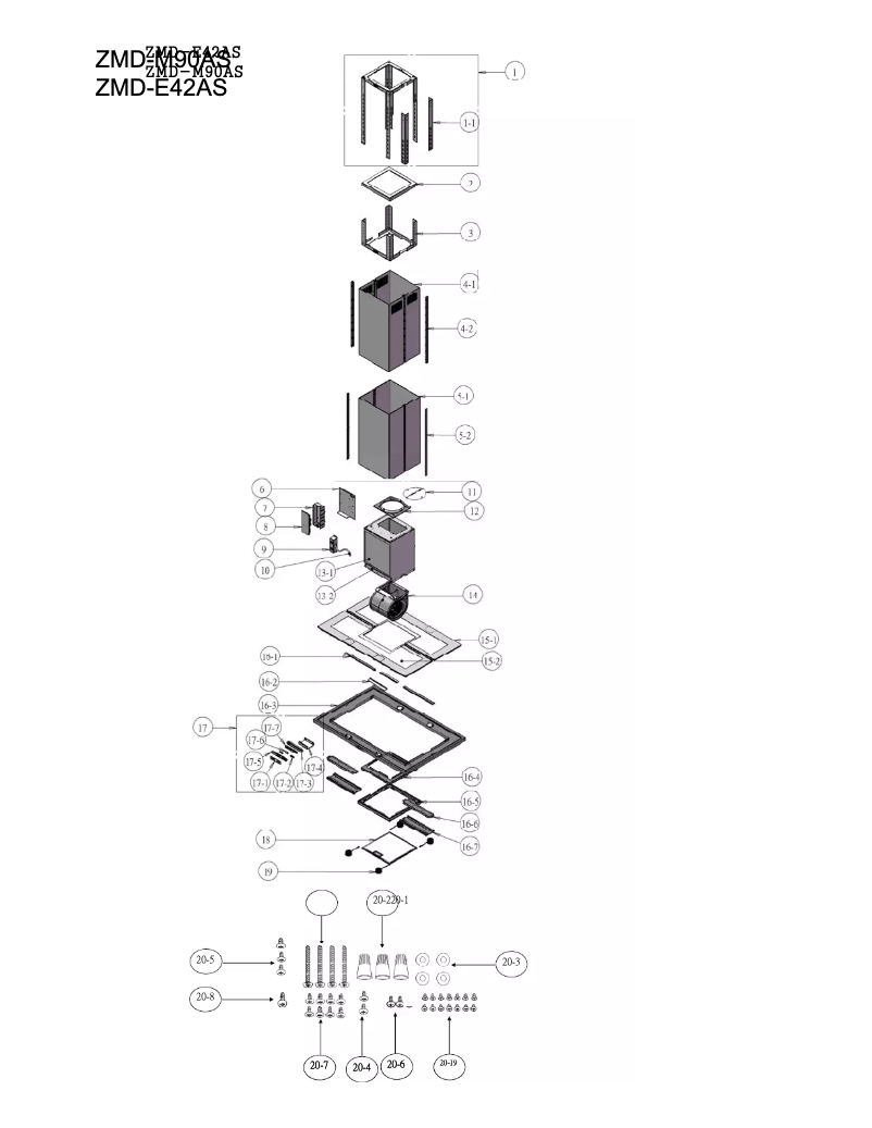 Image de la première page du manuel de l'appareil ZMDM90AS